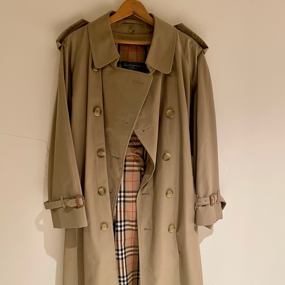 Burberry Tan Trench Coat